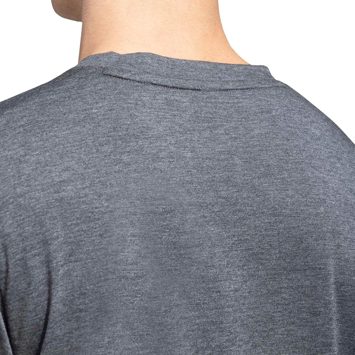 image:imageadidas Mens Essentials Feelready Training TShirtDark Grey HeatherWhiteBlack