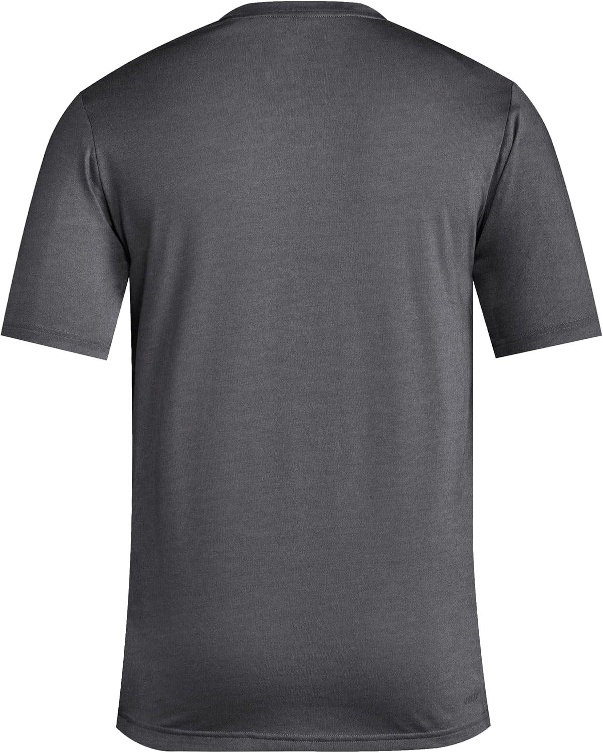 image:imageadidas Mens Essentials Feelready Training TShirtDark Grey HeatherWhiteBlack
