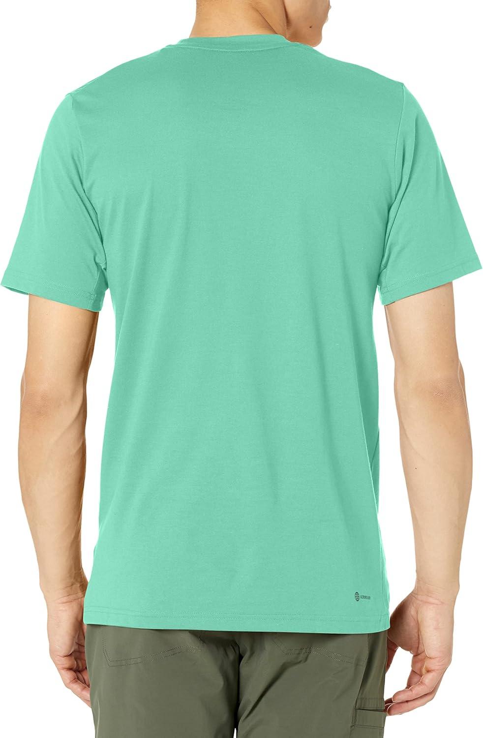image:imageadidas Mens Essentials Feelready Training TShirtEasy GreenBlack