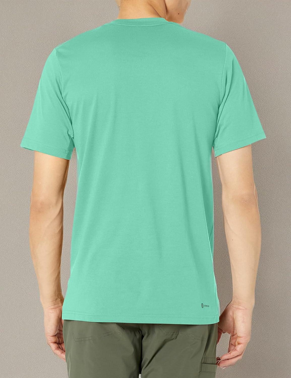 image:imageadidas Mens Essentials Feelready Training TShirtEasy GreenBlack
