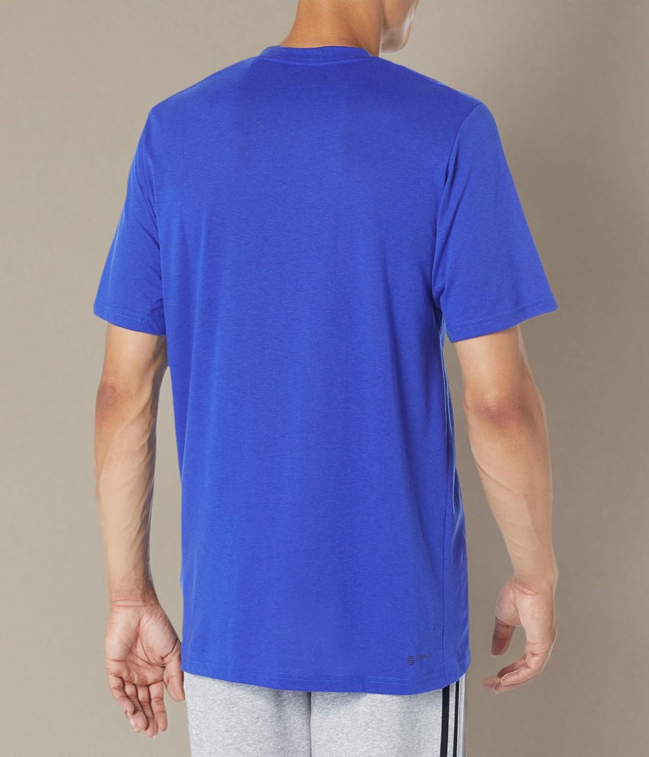 image:imageadidas Mens Essentials Feelready Training TShirtLucid BlueSemi Lucid BlueBlack