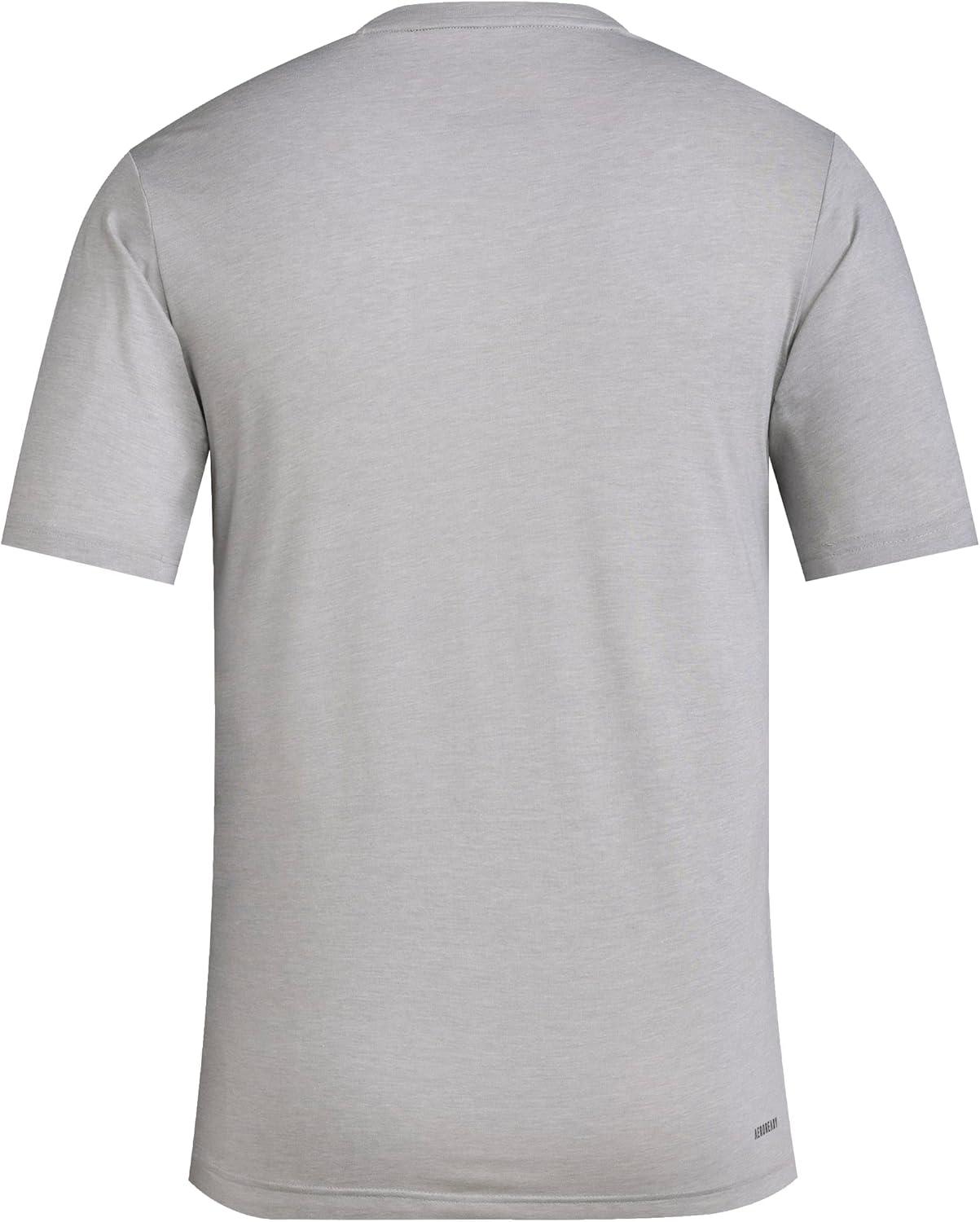 image:imageadidas Mens Essentials Feelready Training TShirtMedium Grey HeatherWhiteBlack