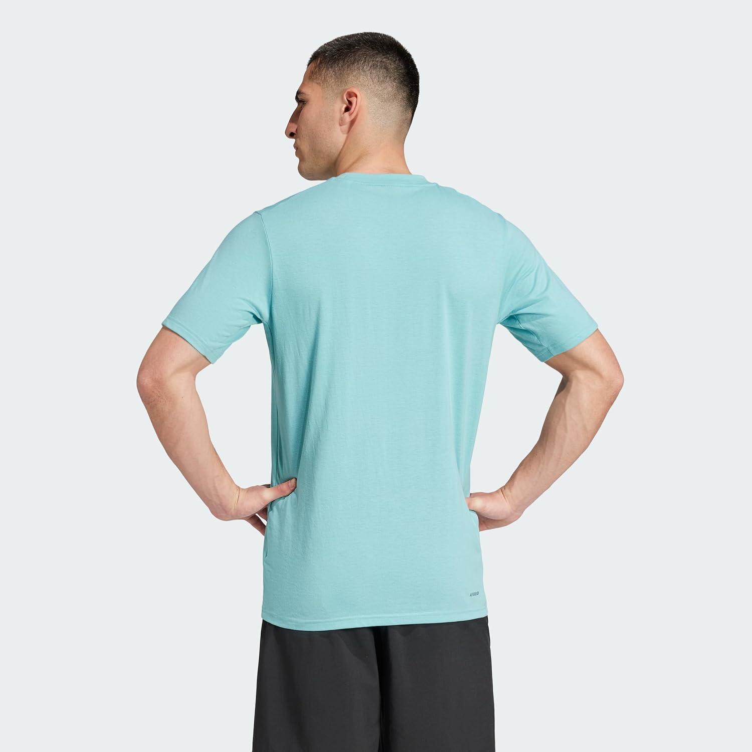 image:imageadidas Mens Essentials Feelready Training TShirtMint TonBlack