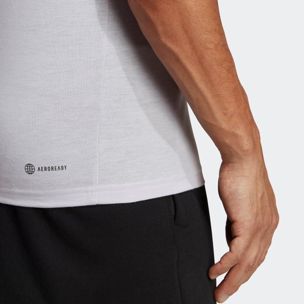 image:imageadidas Mens Essentials Feelready Training TShirtSilver DawnBlack