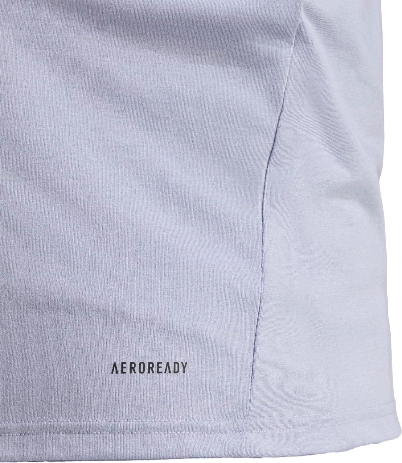image:imageadidas Mens Essentials Feelready Training TShirtSilver VioletBlack