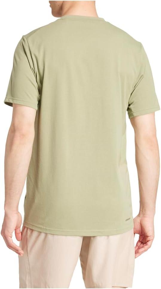 image:imageadidas Mens Essentials Feelready Training TShirtTent GreenBlack