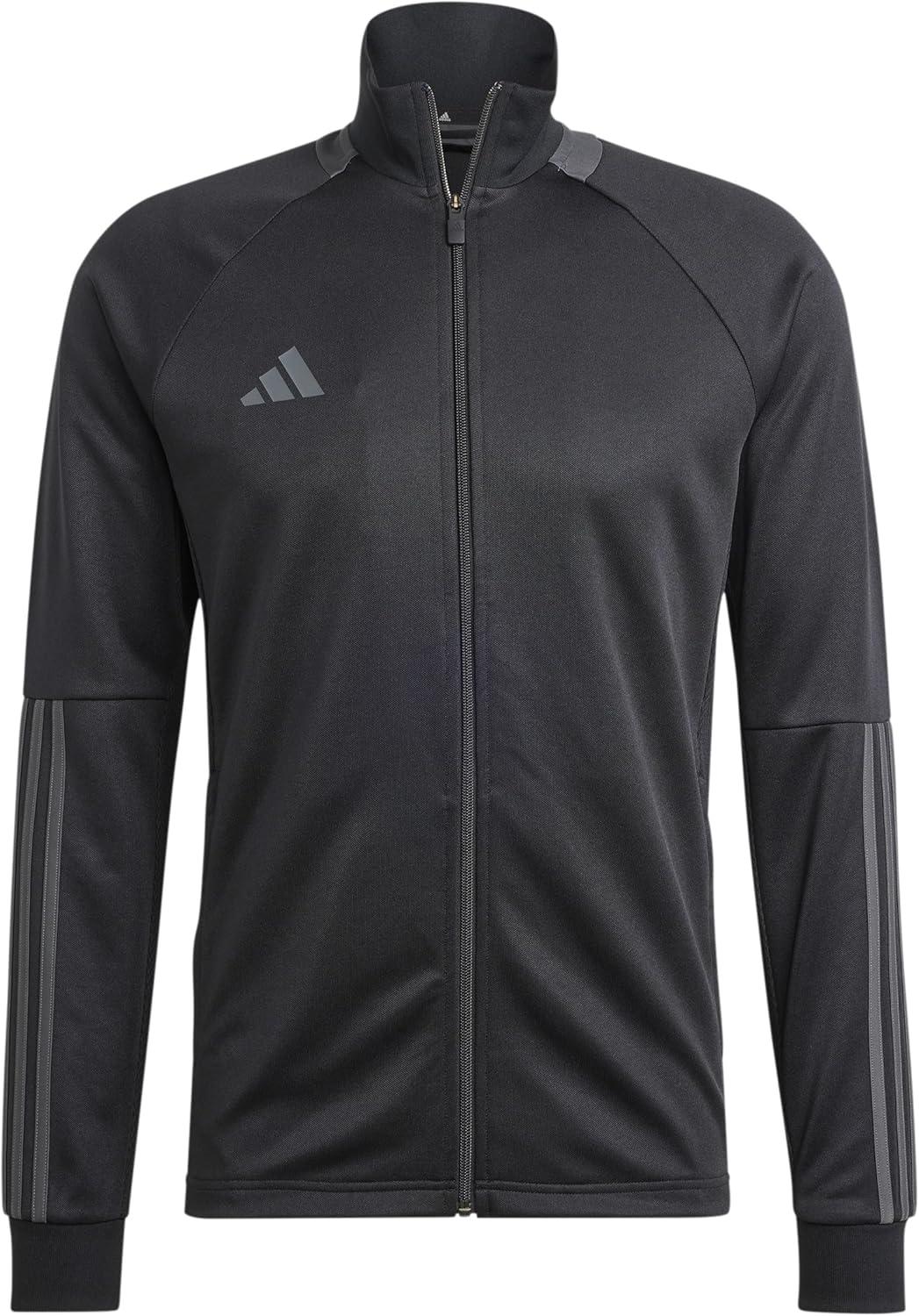 image:imageadidas Mens Sereno Cut 3Stripes Slim Track JacketBlackGrey