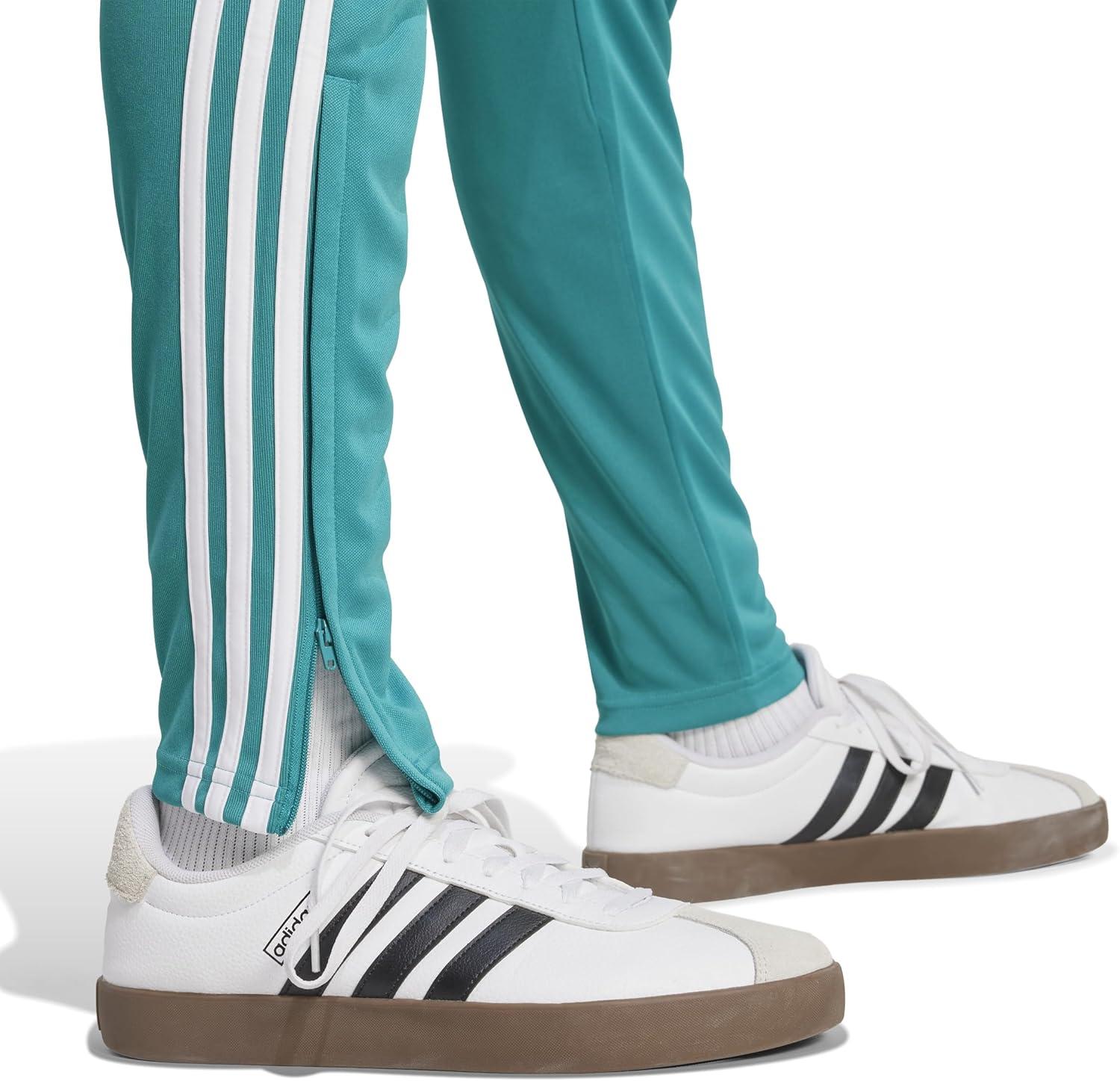 image:imageadidas Mens Sereno Cut 3Stripes Slim Track JacketPure TealWhite
