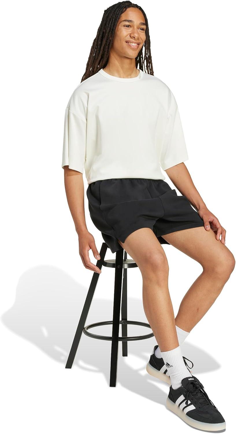 image:imageadidas Mens Soft Lux Loose ShortsBlack