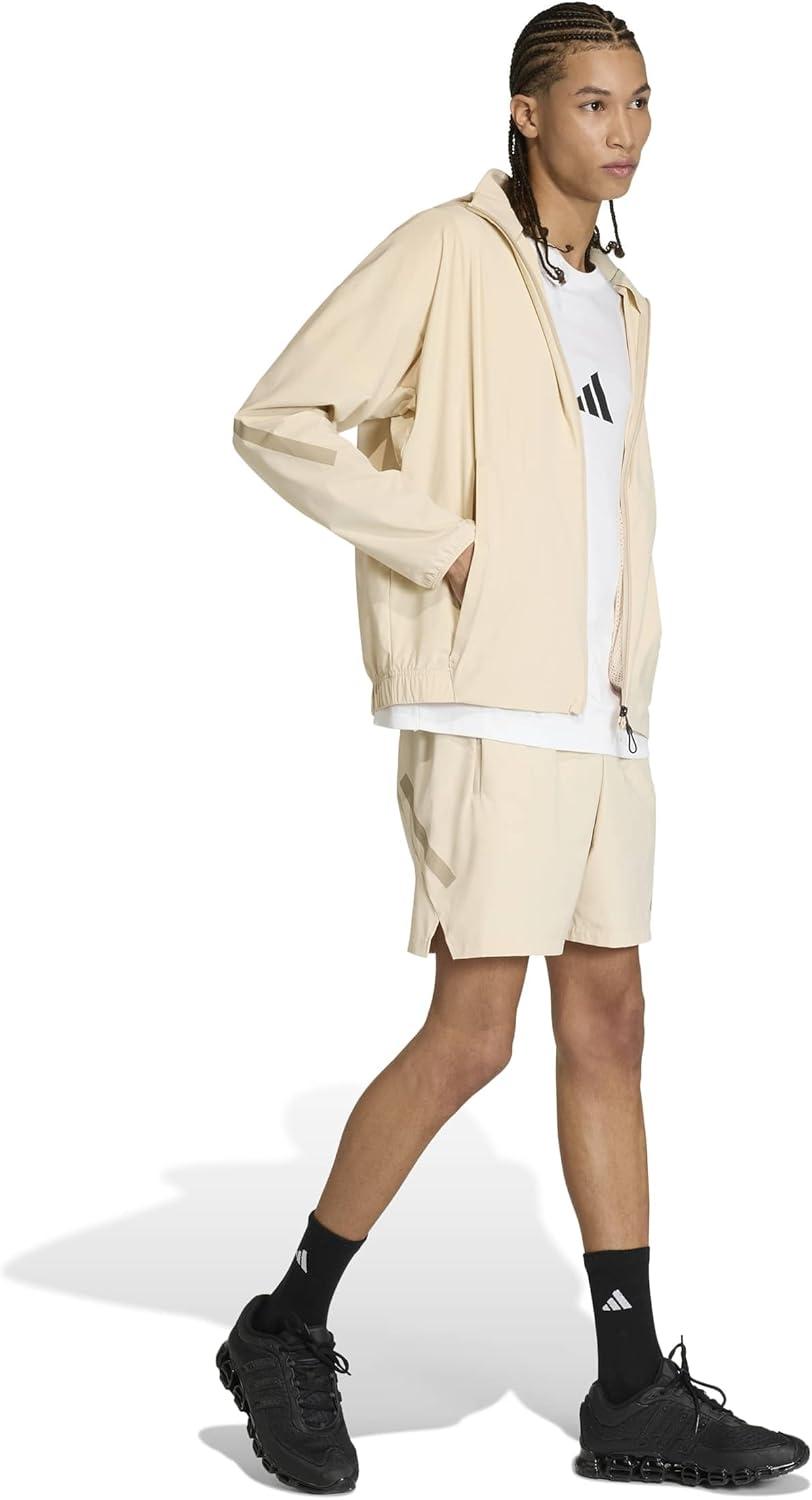 image:imageadidas Mens ZNE Woven Shorts 7Crystal Linen