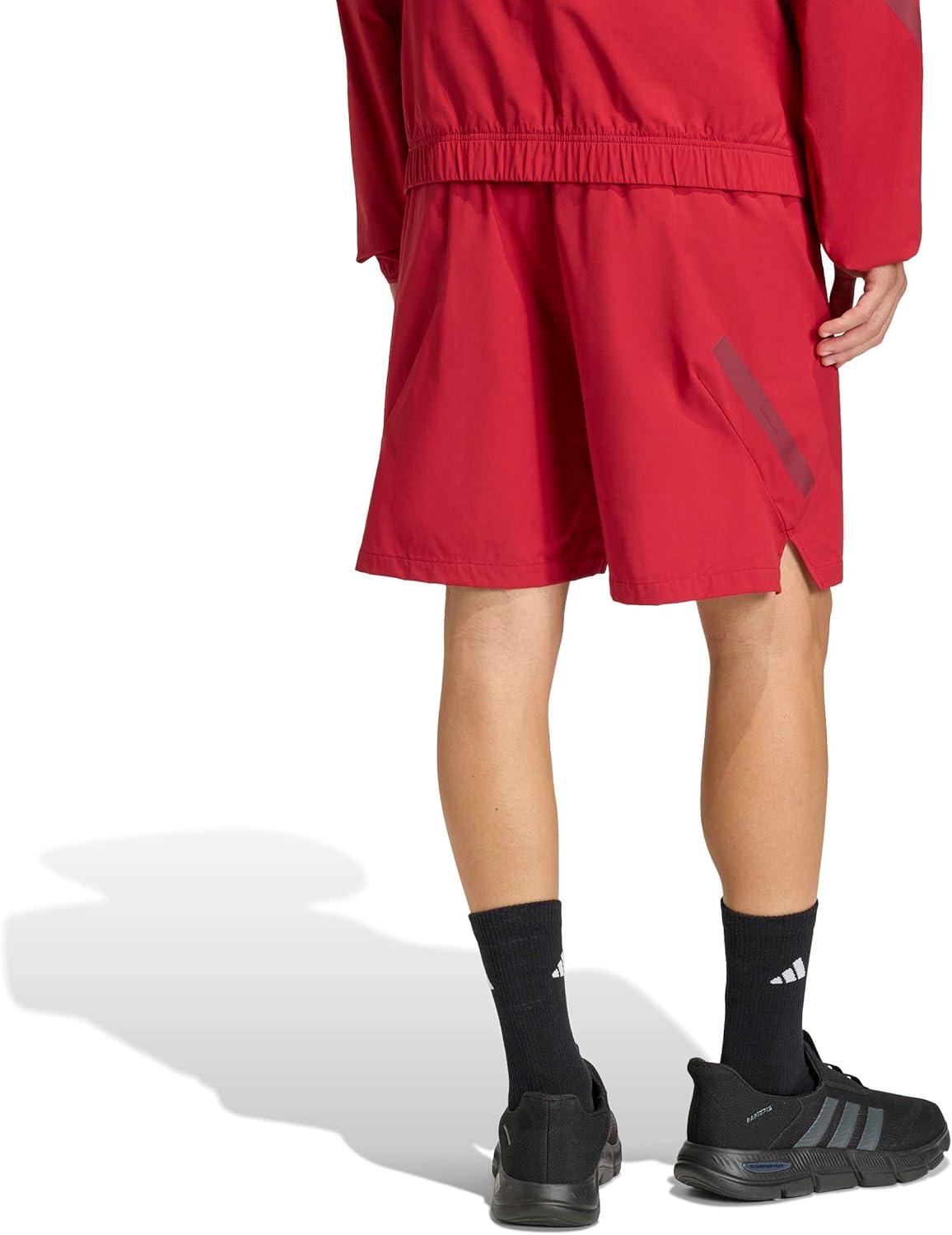 image:imageadidas Mens ZNE Woven Shorts 7Maroon