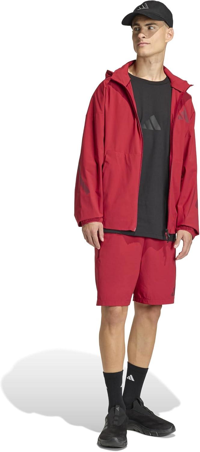 image:imageadidas Mens ZNE Woven Shorts 7Maroon
