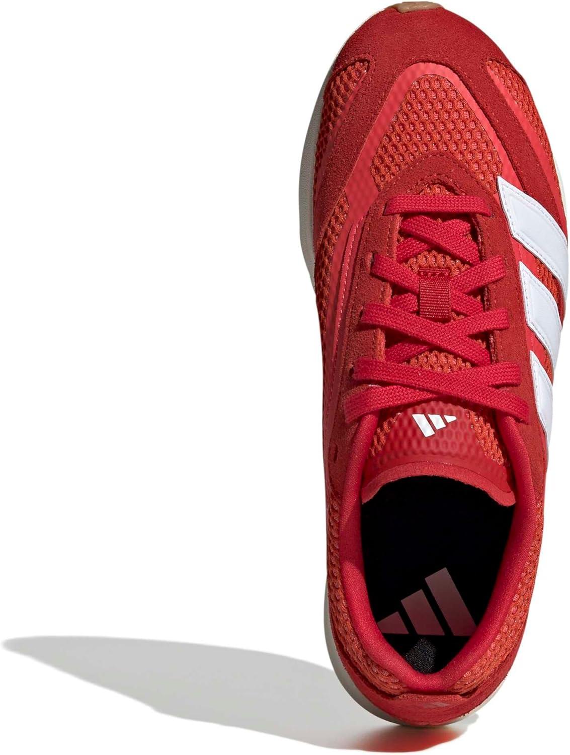 image:imageadidas Womens Lightblaze Lp Lace Up Sneakers Shoes Casual GreyBetter ScarletWhiteSemi Lucid Red