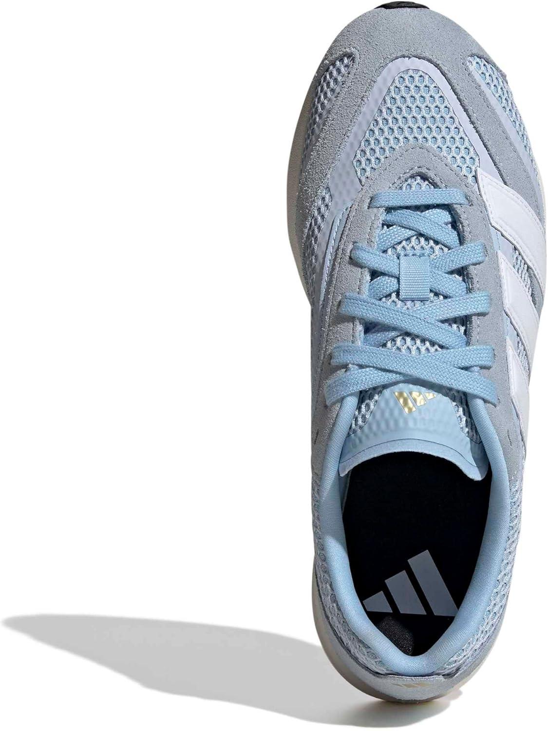 image:imageadidas Womens Lightblaze Lp Lace Up Sneakers Shoes Casual GreyClear SkyWhite