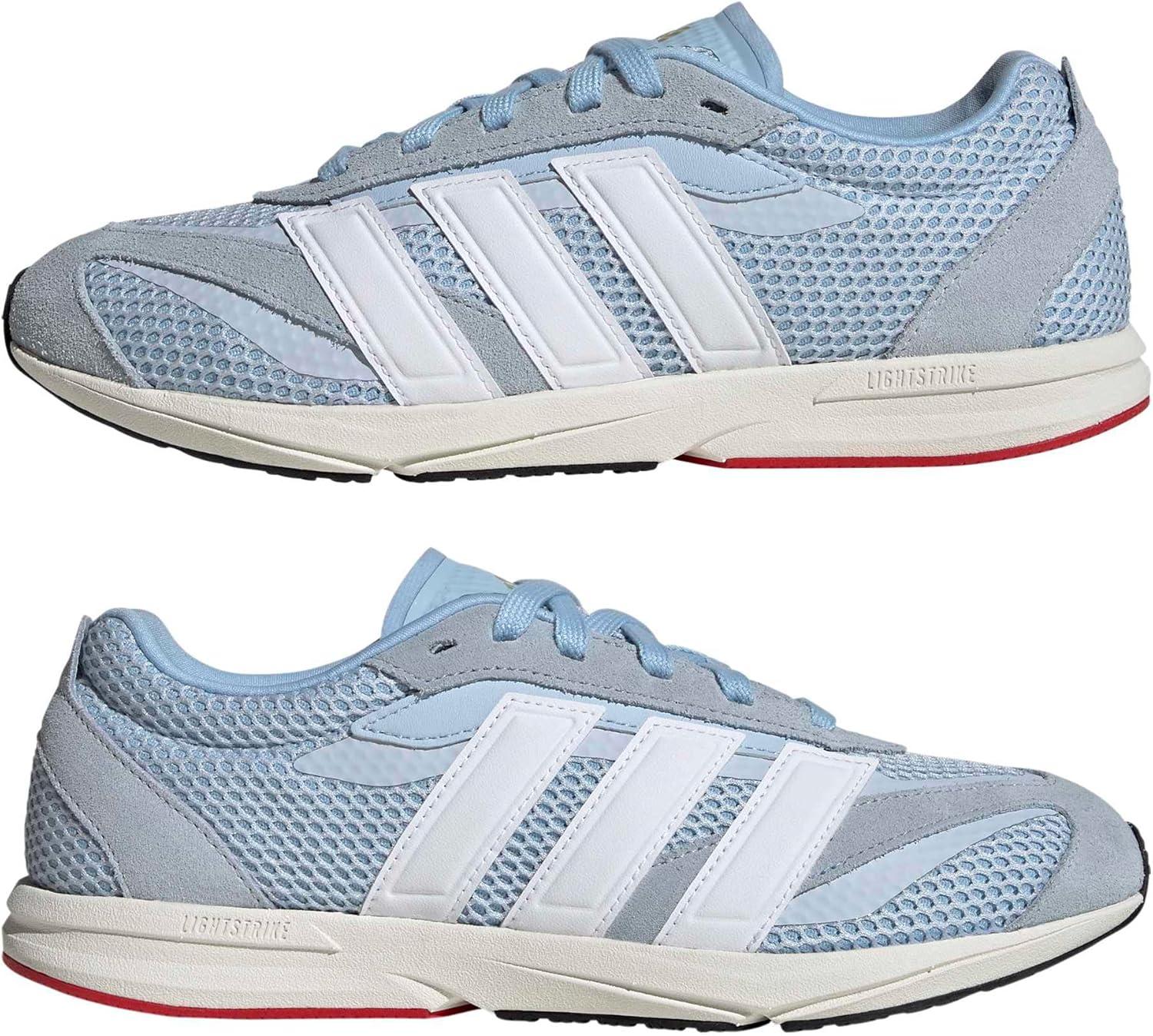 image:imageadidas Womens Lightblaze Lp Lace Up Sneakers Shoes Casual GreyClear SkyWhite