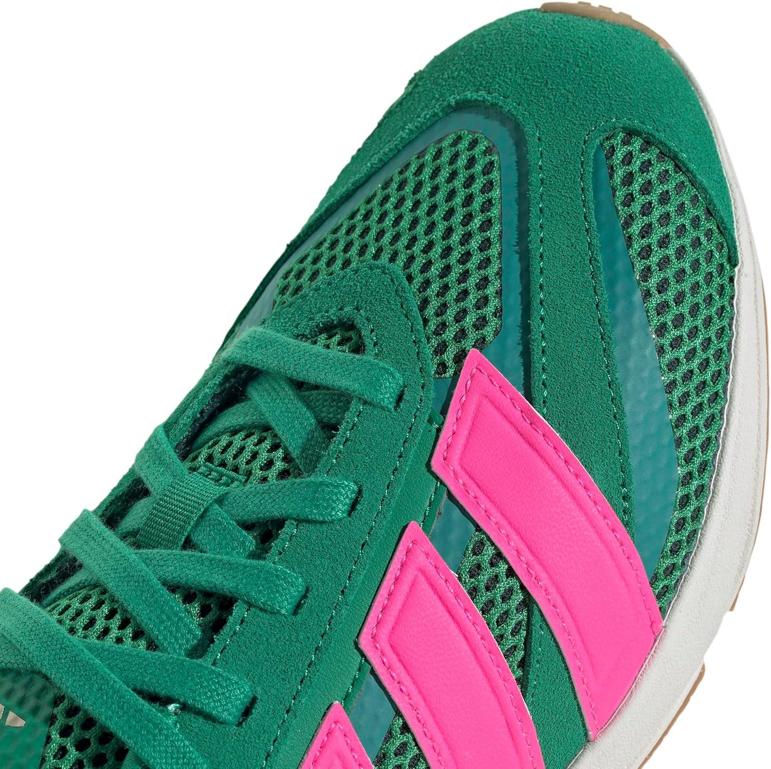image:imageadidas Womens Lightblaze Lp Lace Up Sneakers Shoes Casual GreyCourt GreenLucid PinkPure Teal