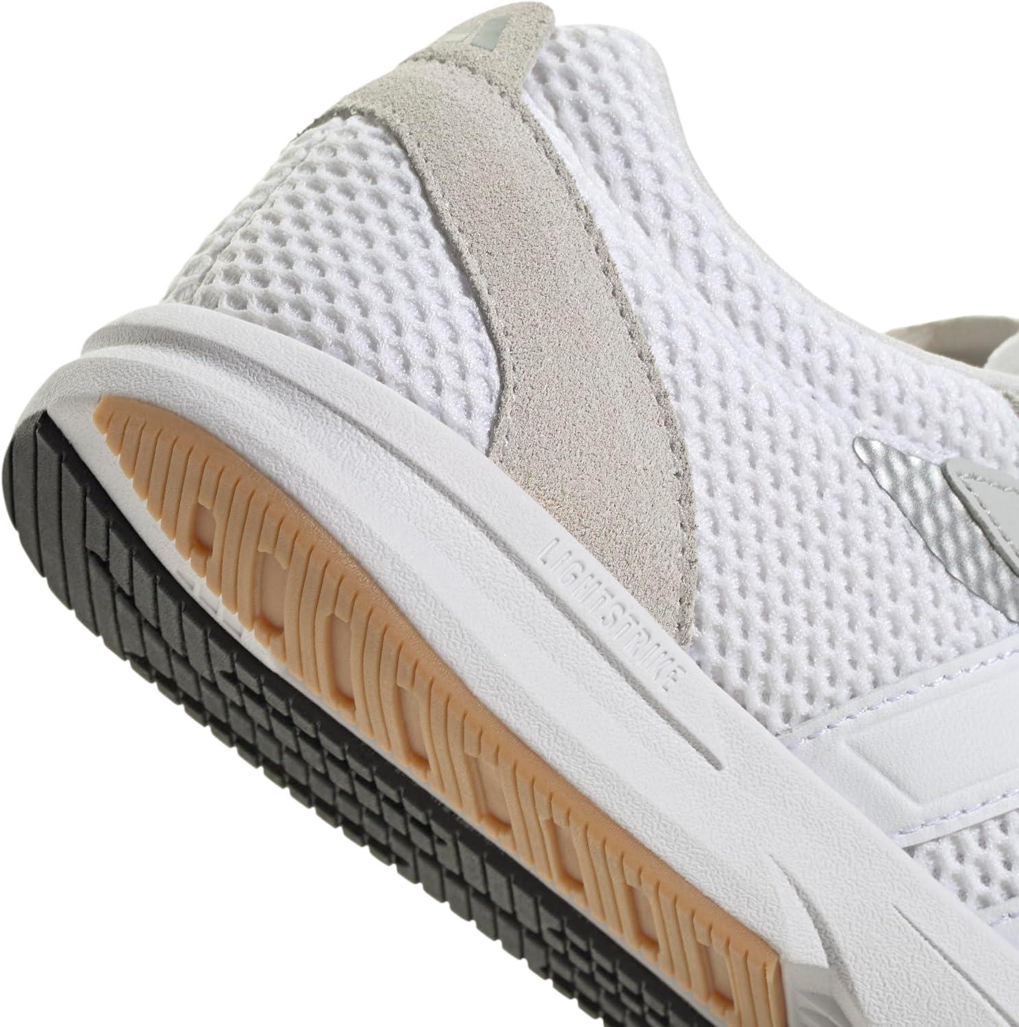 image:imageadidas Womens Lightblaze Lp Lace Up Sneakers Shoes Casual GreyGreyWhiteSilver Metallic
