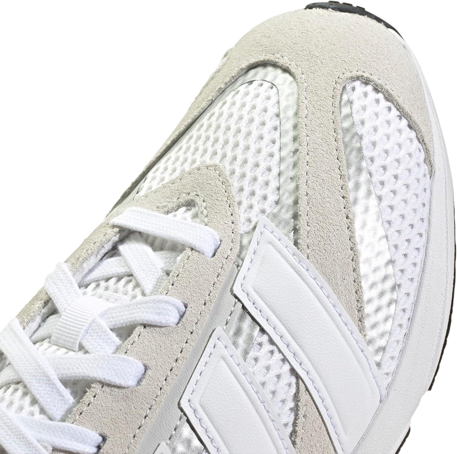 image:imageadidas Womens Lightblaze Lp Lace Up Sneakers Shoes Casual GreyGreyWhiteSilver Metallic