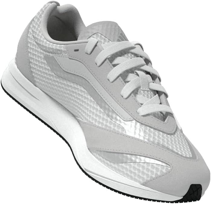 image:imageadidas Womens Lightblaze Lp Lace Up Sneakers Shoes Casual GreyGreyWhiteSilver Metallic