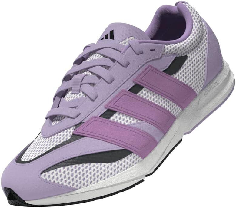 image:imageadidas Womens Lightblaze Lp Lace Up Sneakers Shoes Casual GreyPowder PlumPreloved PurpleCarbon