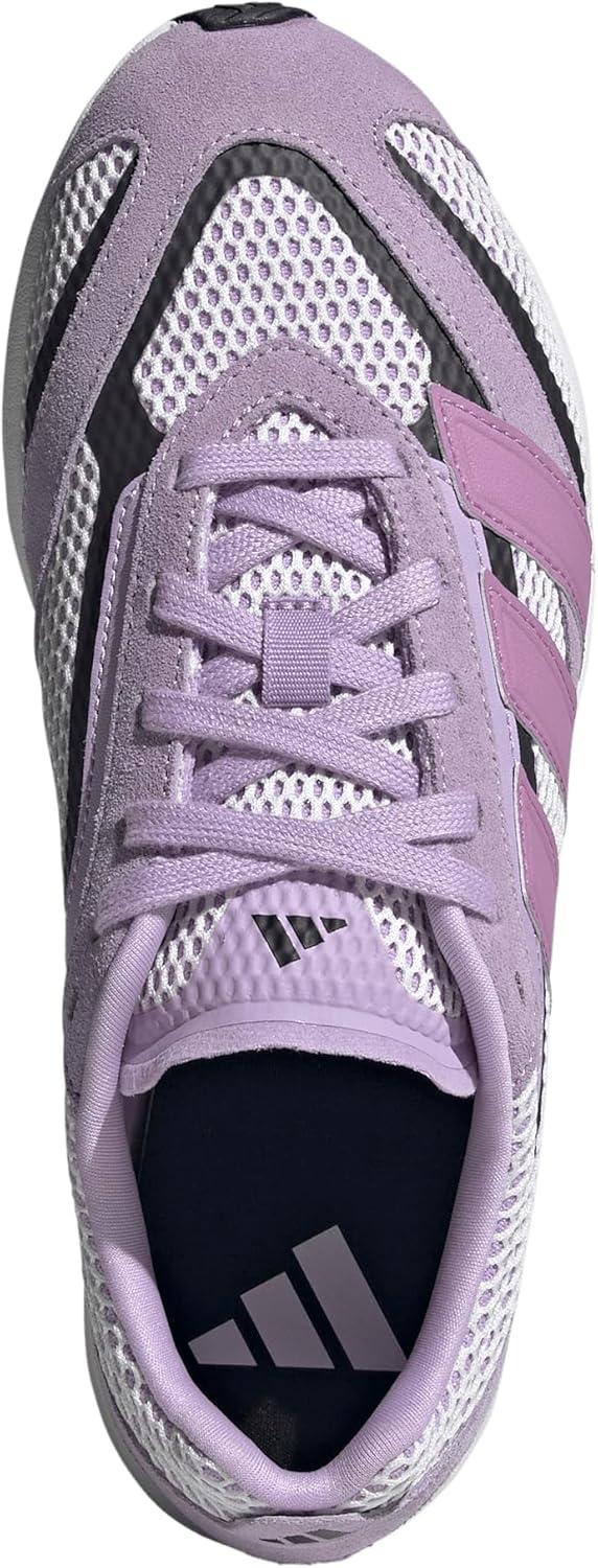 image:imageadidas Womens Lightblaze Lp Lace Up Sneakers Shoes Casual GreyPowder PlumPreloved PurpleCarbon