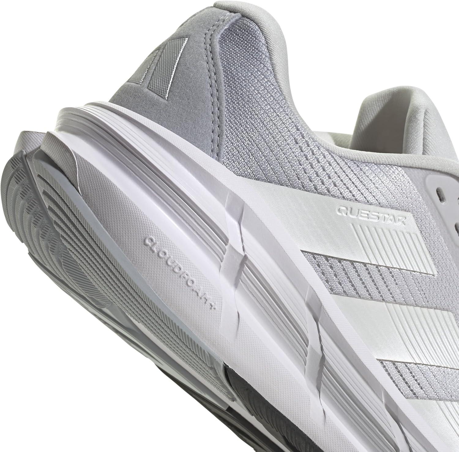 image:imageadidas Womens Questar 3 Running ShoesDash GreyZero MetallicHalo Silver