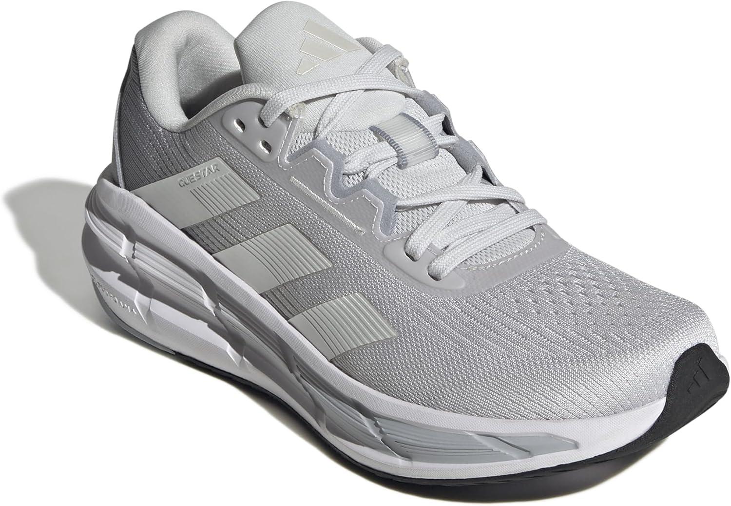 image:imageadidas Womens Questar 3 Running ShoesDash GreyZero MetallicHalo Silver