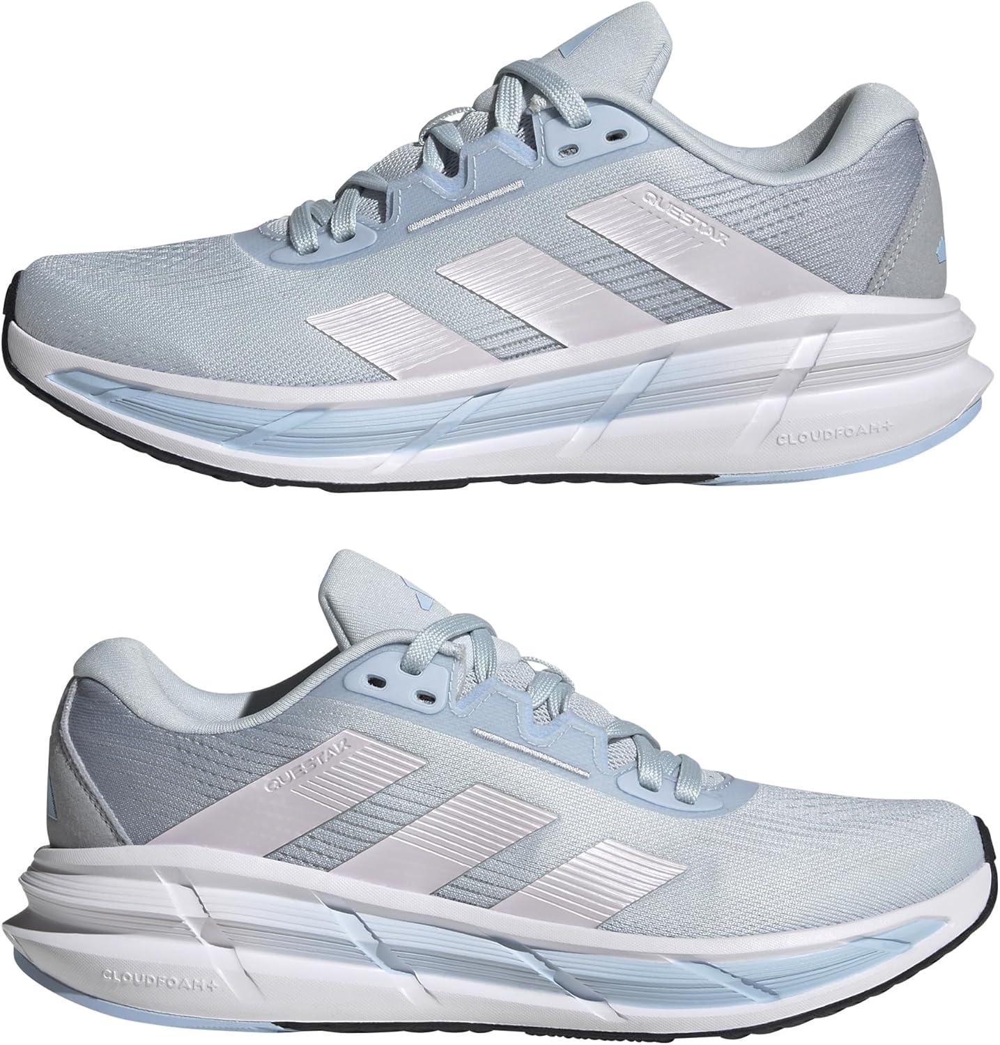 image:imageadidas Womens Questar 3 Running ShoesHalo BlueAlmost PinkBlue