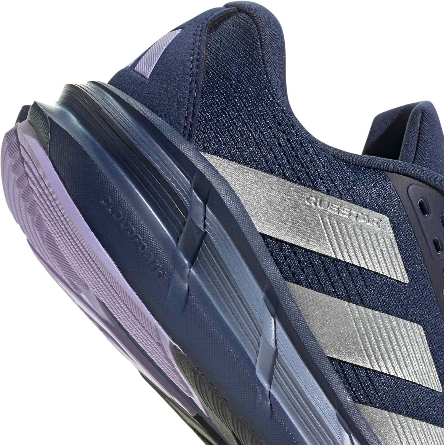 image:imageadidas Womens Questar 3 Running ShoesIndigoSilver MetallicPurple