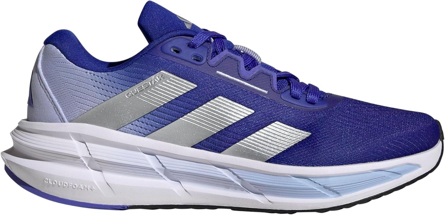 image:imageadidas Womens Questar 3 Running ShoesLucid BlueSilver MetallicViolet Tone