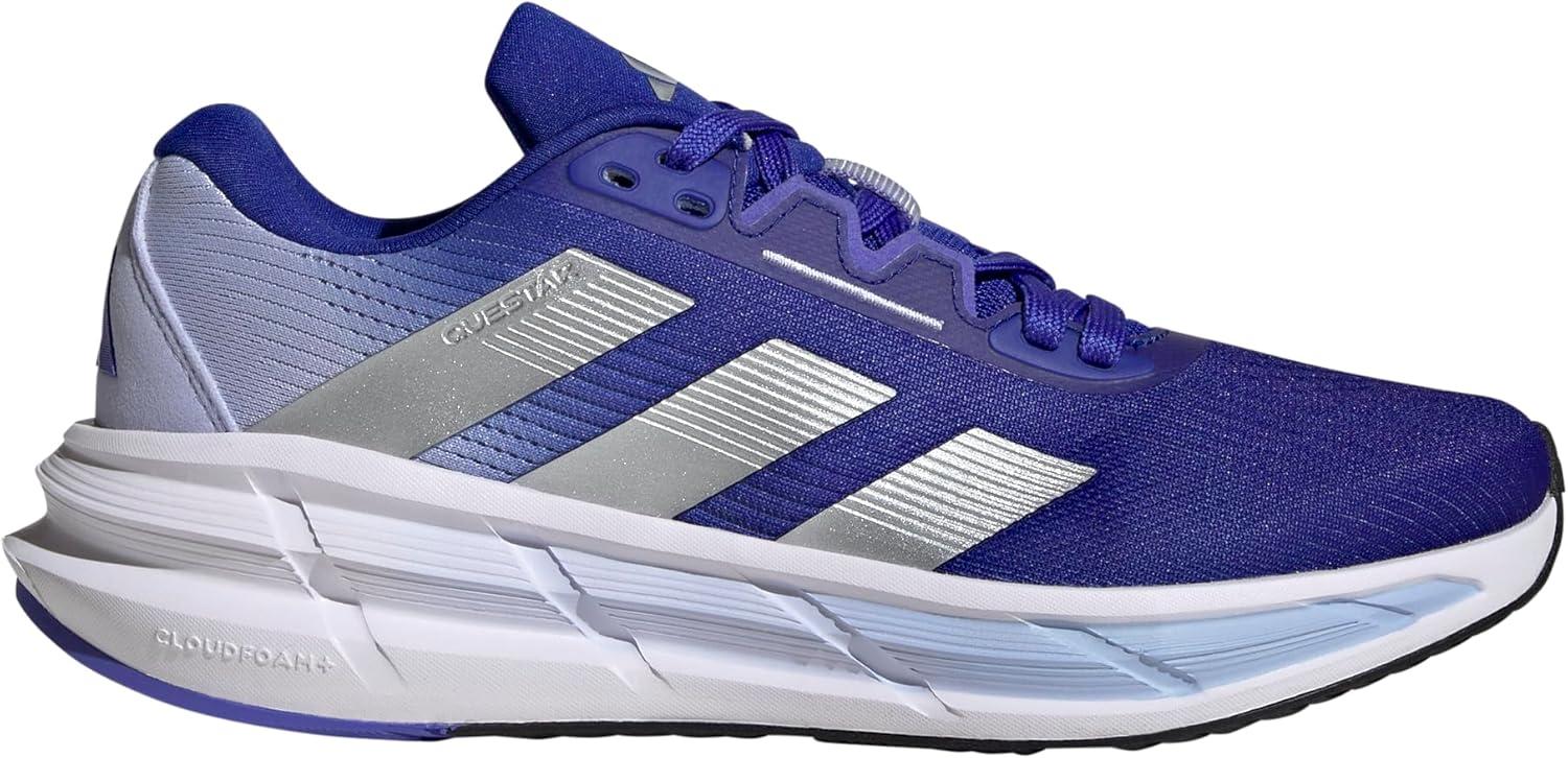 image:imageadidas Womens Questar 3 Running ShoesLucid BlueSilver MetallicViolet Tone