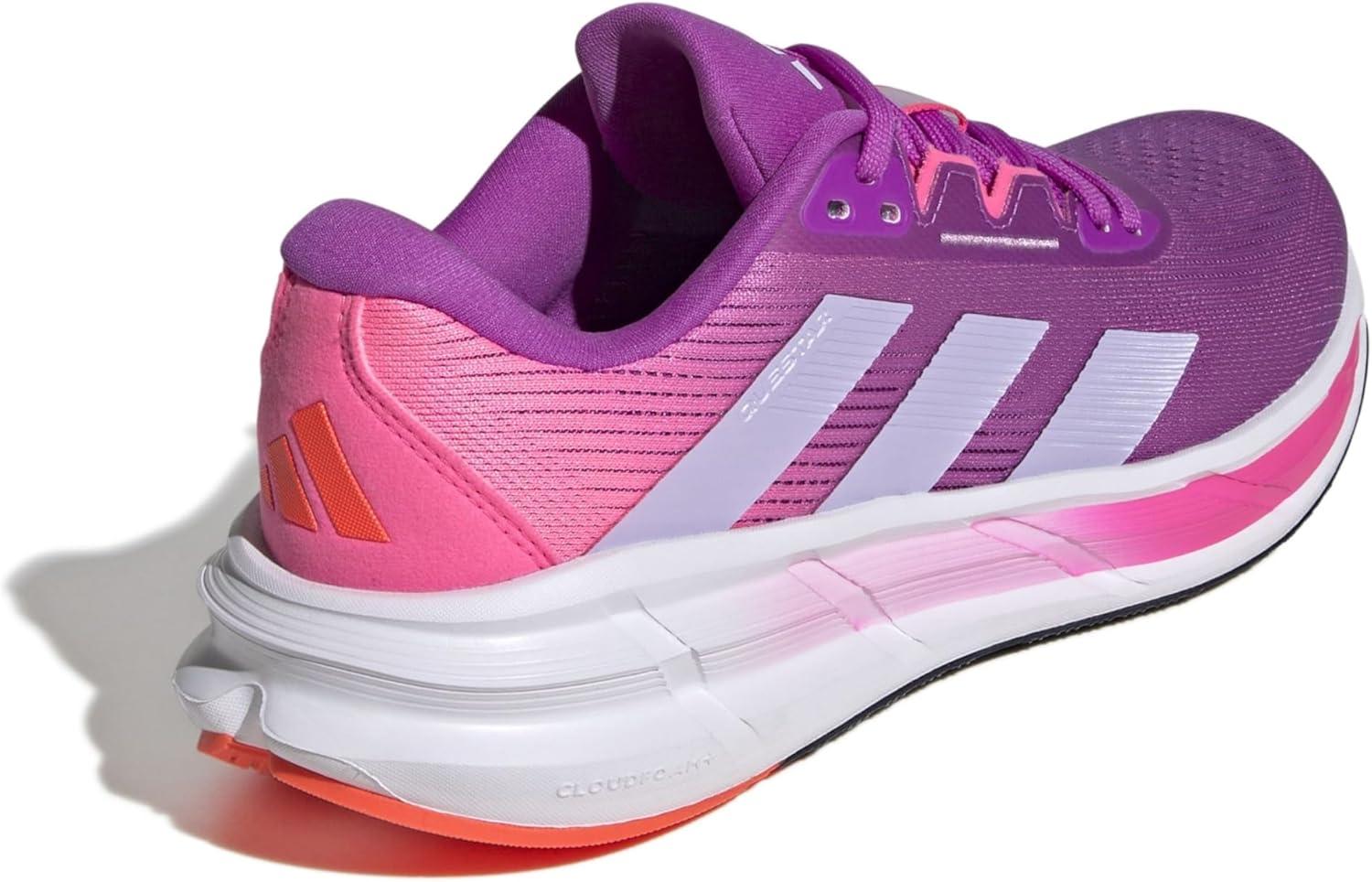 image:imageadidas Womens Questar 3 Running ShoesPurple Burst Purple Tint Lucid Pink