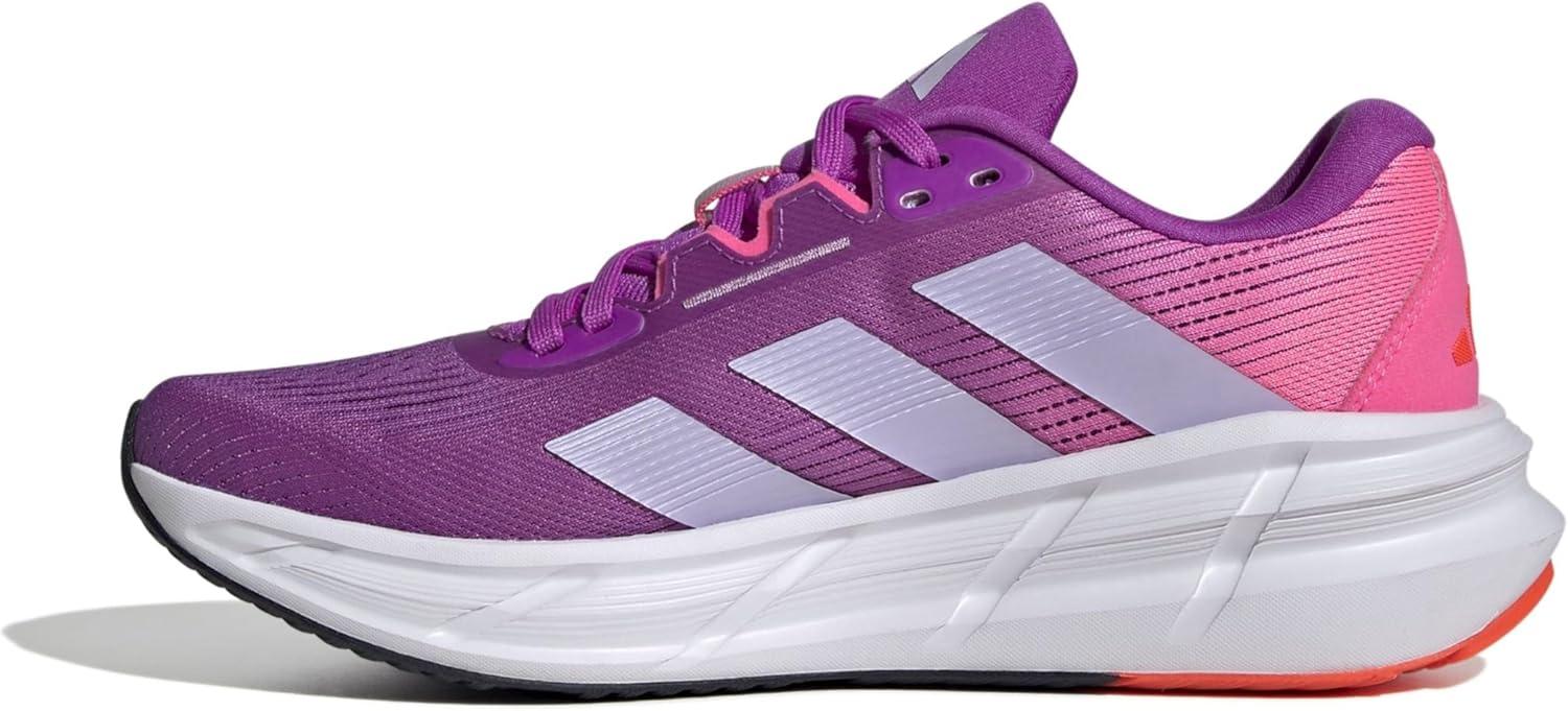 image:imageadidas Womens Questar 3 Running ShoesPurple Burst Purple Tint Lucid Pink