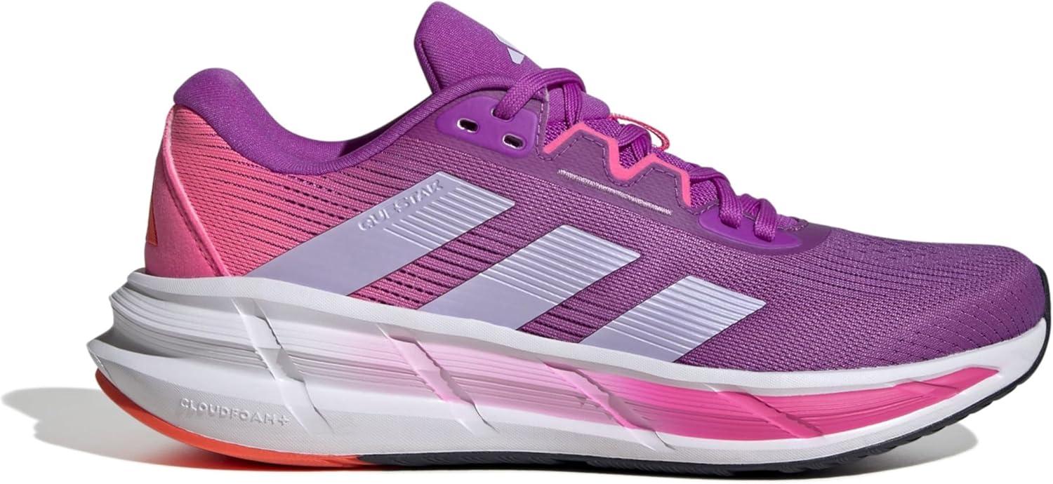 image:imageadidas Womens Questar 3 Running ShoesPurple Burst Purple Tint Lucid Pink