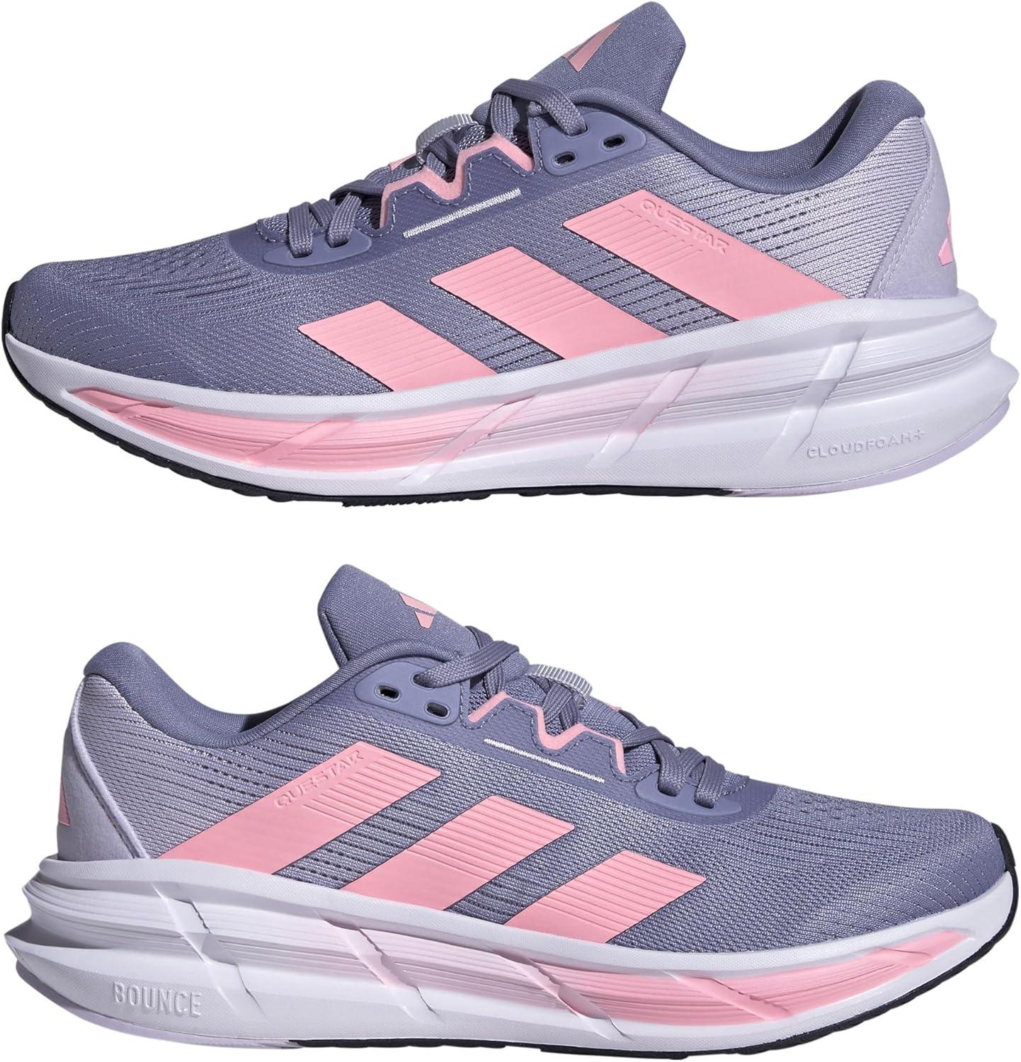 image:imageadidas Womens Questar 3 Running ShoesSilver Violet Pink Spark Silver Dawn