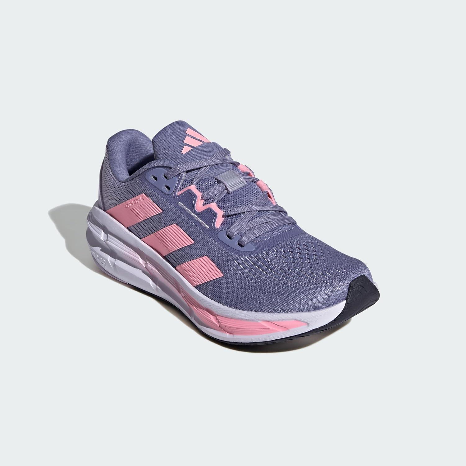 image:imageadidas Womens Questar 3 Running ShoesSilver VioletPink SparkSilver Dawn