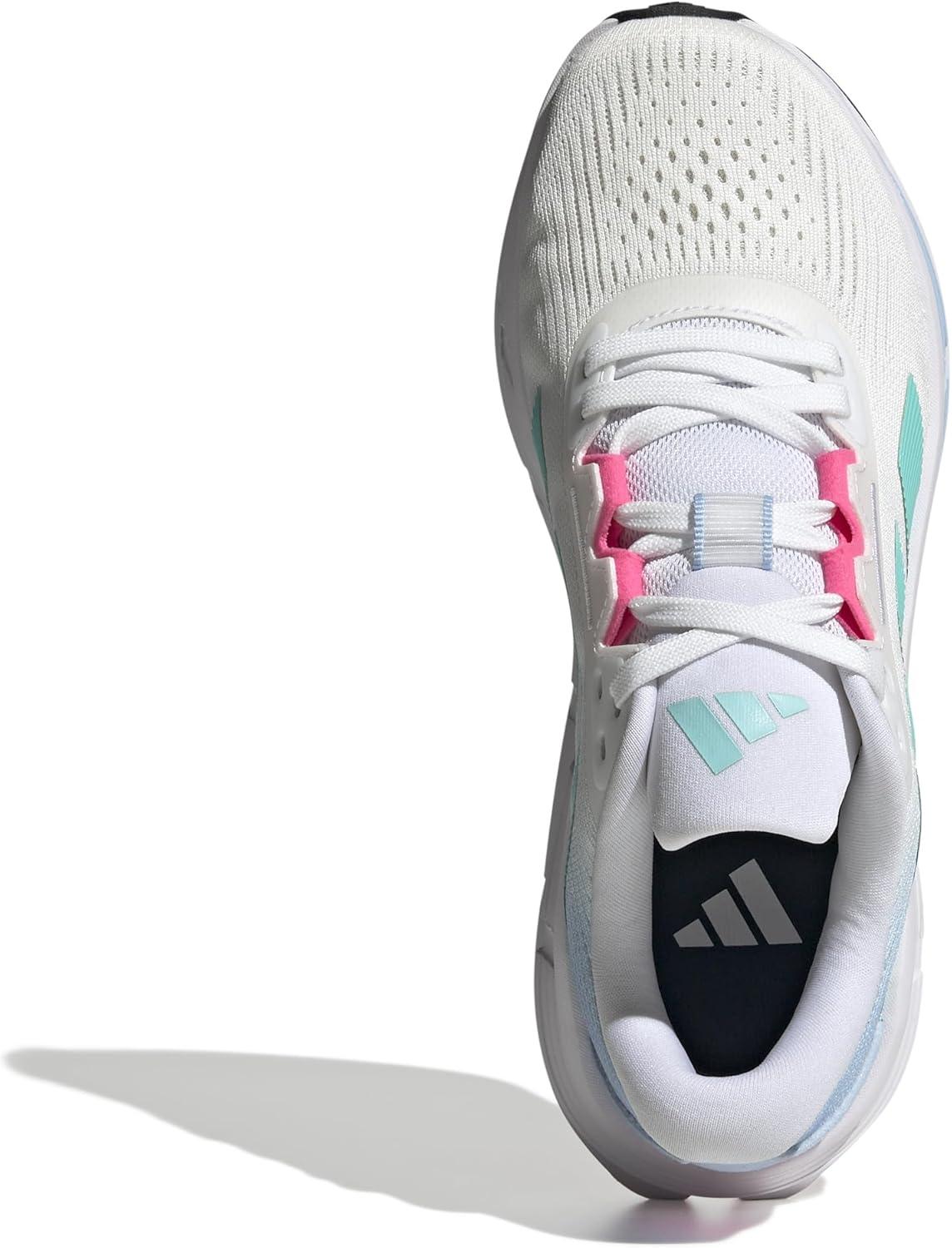 image:imageadidas Womens Questar 3 Running ShoesWhiteFlash AquaLucid Pink