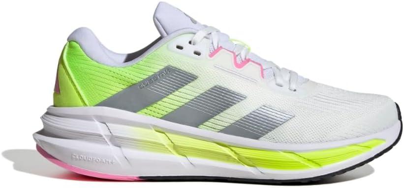 image:imageadidas Womens Questar 3 Running ShoesWhiteHalo SilverBliss Pink