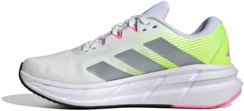 image:imageadidas Womens Questar 3 Running ShoesWhiteHalo SilverBliss Pink