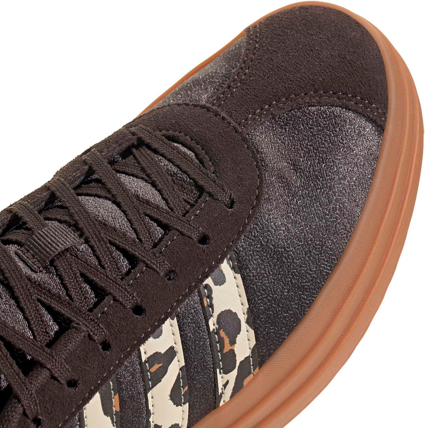 image:imageadidas Womens Vl Court Bold SneakerAurora CoffeeCrystal LinenMatte Gold