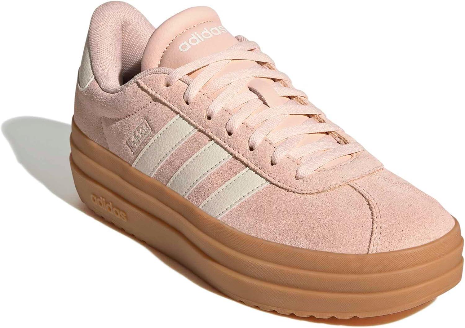 image:imageadidas Womens Vl Court Bold SneakerBlush PinkOff WhiteGum