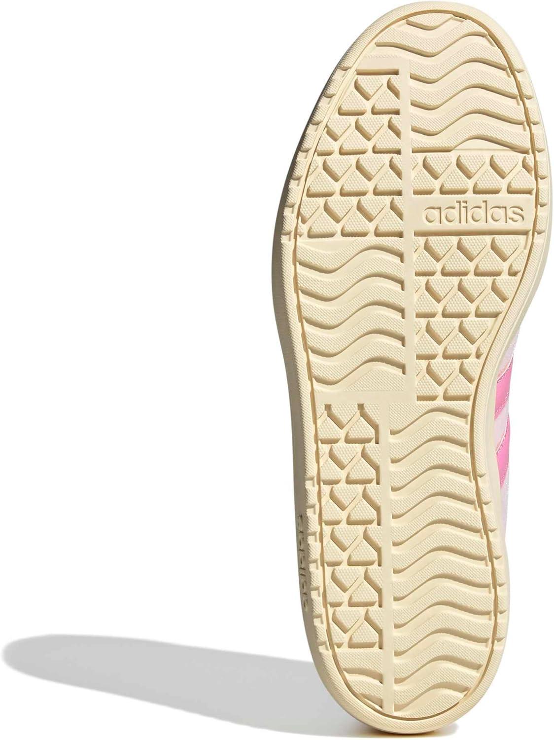 image:imageadidas Womens Vl Court Bold SneakerClear PinkBliss PinkBetter Scarlet
