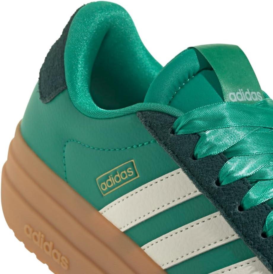 image:imageadidas Womens Vl Court Bold SneakerCourt GreenOff WhiteAurora Ivy