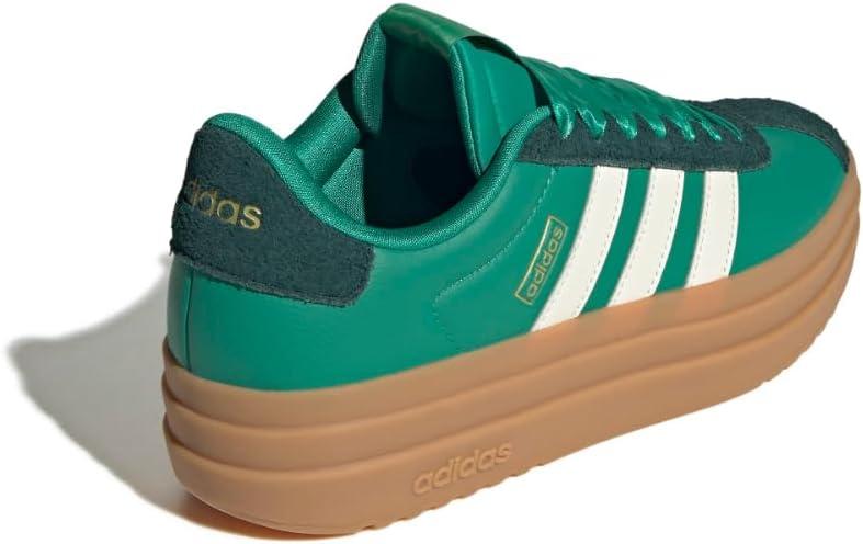 image:imageadidas Womens Vl Court Bold SneakerCourt GreenOff WhiteAurora Ivy