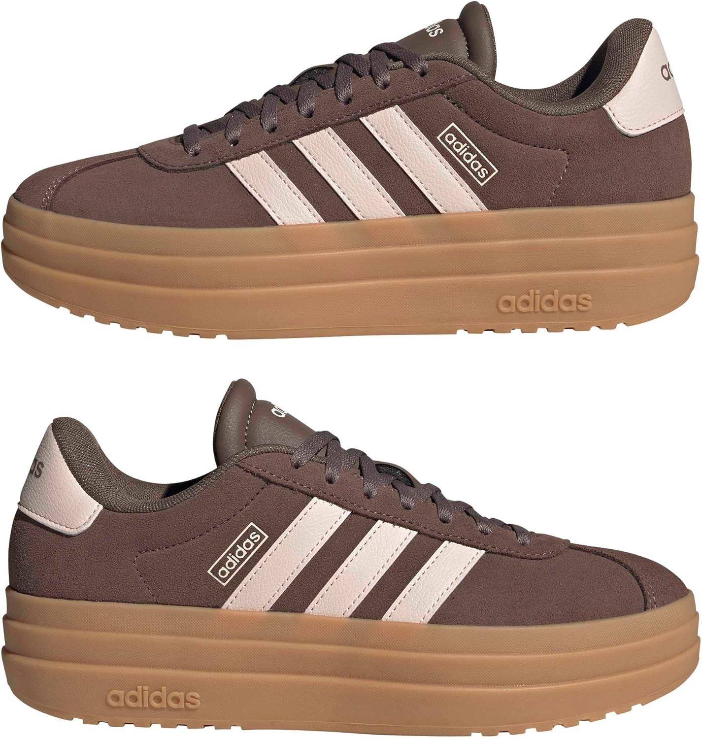 image:imageadidas Womens Vl Court Bold SneakerEarth StrataWonder QuartzGum