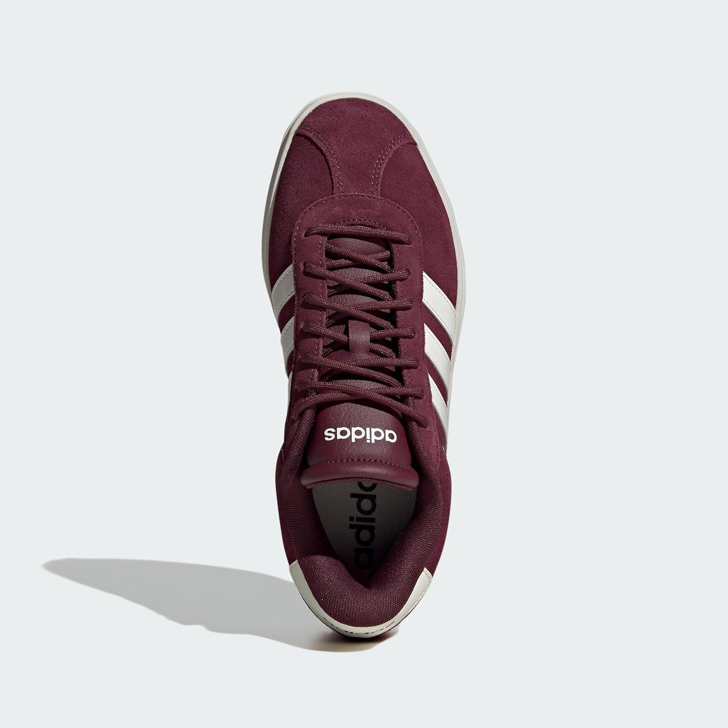 image:imageadidas Womens Vl Court Bold SneakerMaroonWhiteOffwhite