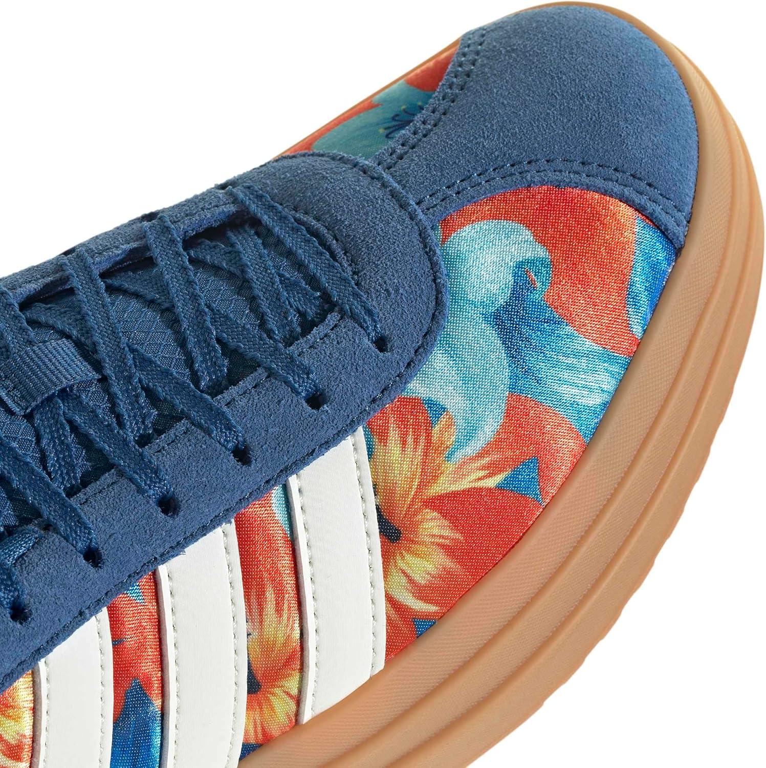 image:imageadidas Womens Vl Court Bold SneakerTalcOff WhiteDark Marine
