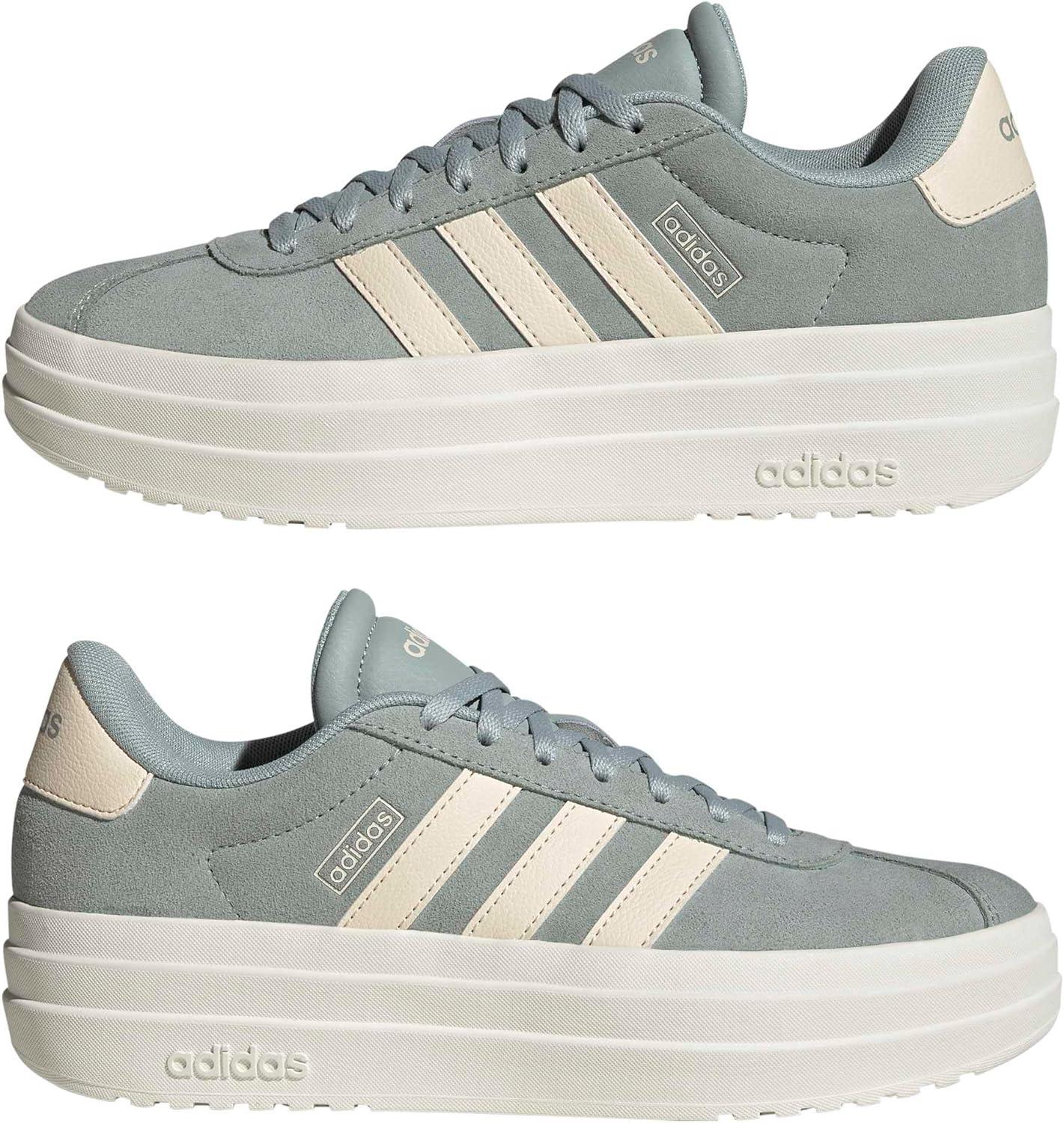 image:imageadidas Womens Vl Court Bold SneakerWonder SageWonder WhiteOff White
