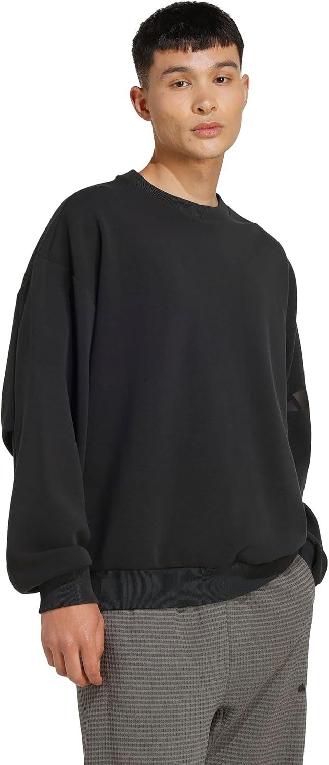 image:imageadidas mens Soft Lux Loose SweatshirtBlack