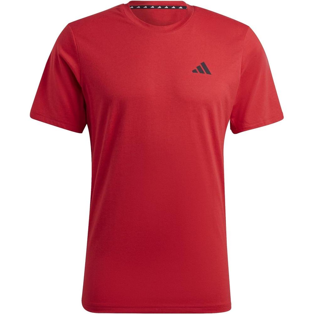 image:imageadidas Mens Essentials Feelready Training TShirtBetter ScarletBlack